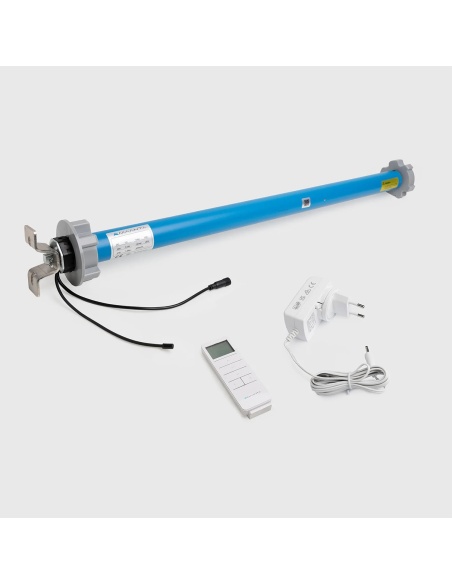 Motor + cargador de 12v + mando a distancia