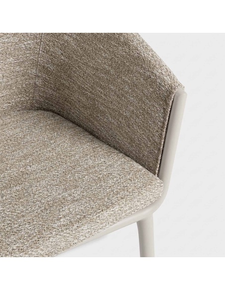 Mitara: Sillón de Comedor Outdoor en Tejido Tintado en Masa