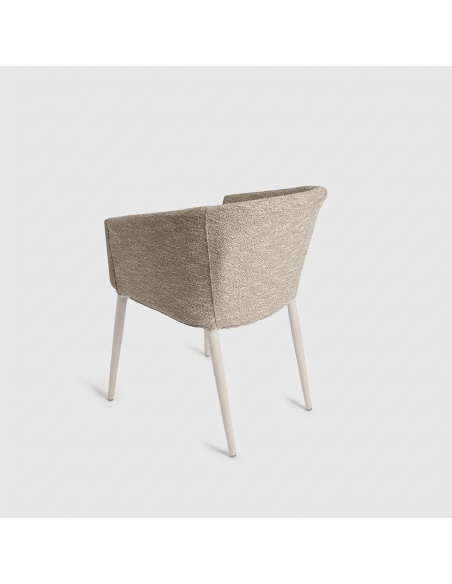 Mitara: Sillón de Comedor Outdoor en Tejido Tintado en Masa