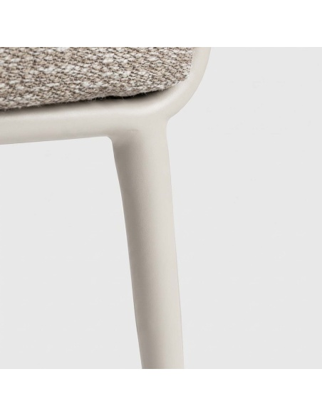 Mitara: Sillón de Comedor Outdoor en Tejido Tintado en Masa