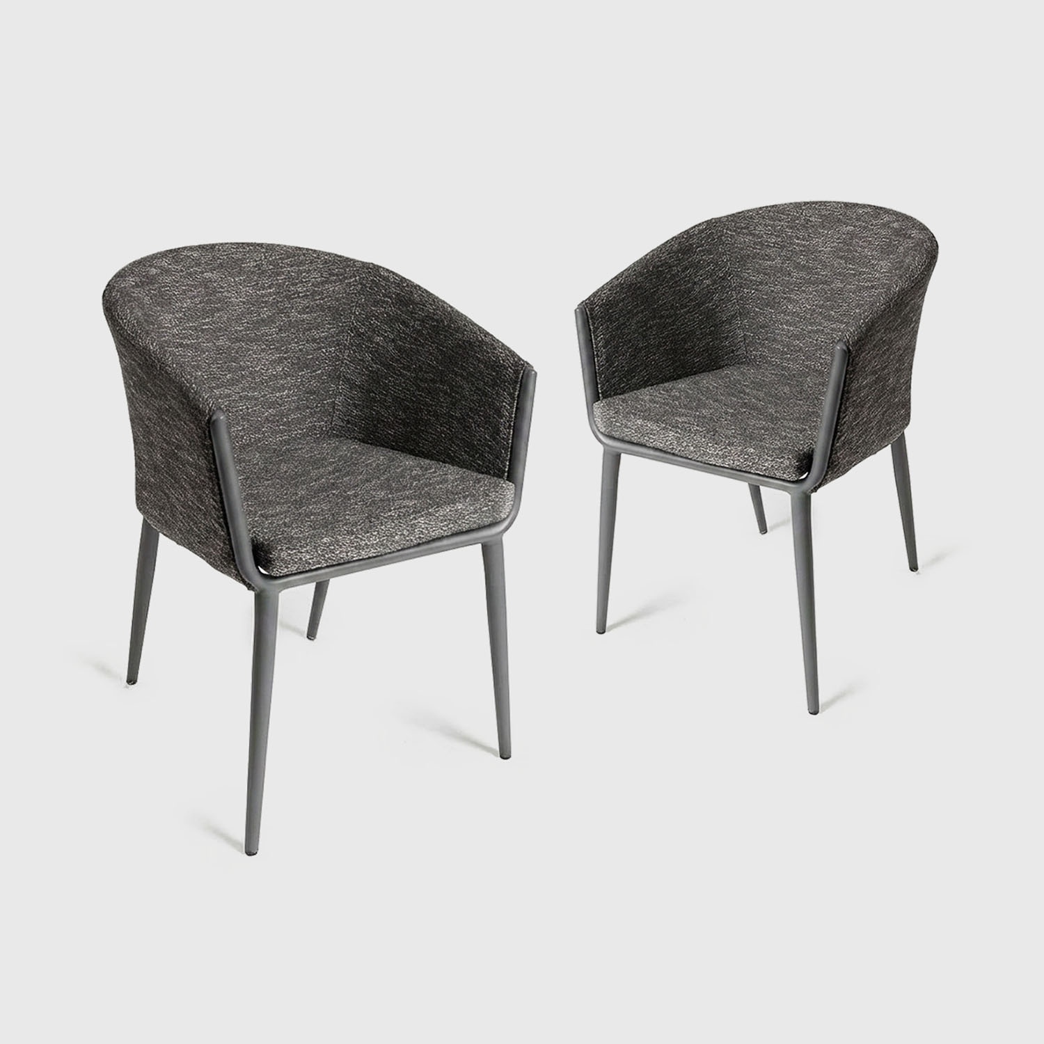 Mitara: Sillón de Comedor Outdoor en Tejido Tintado en Masa 2
