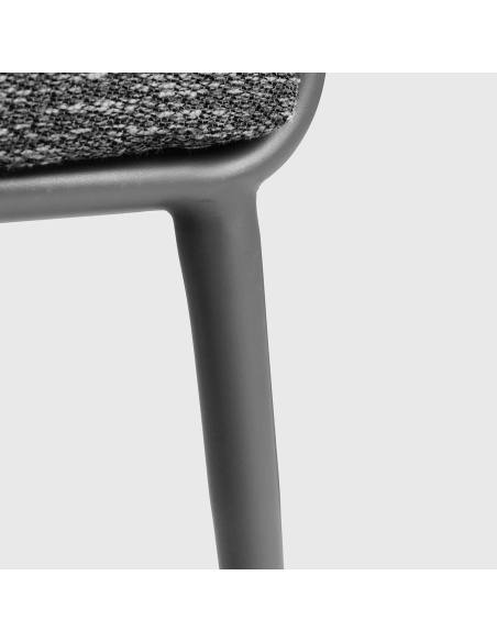Mitara: Sillón de Comedor Outdoor en Tejido Tintado en Masa