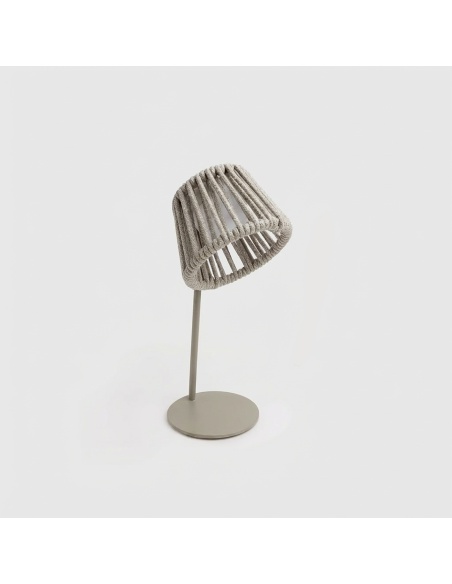 Mini Ropelle: Lámpara de mesa recargable en cuerda Olefin
