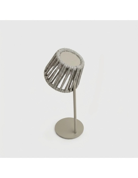 Mini Ropelle: Lámpara de mesa recargable en cuerda Olefin