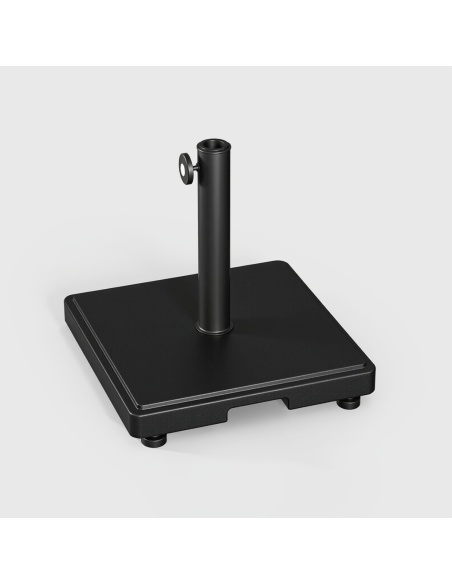 Base de parasol cuadrada cemento 20 kg - Compatible con Klika y Lybra