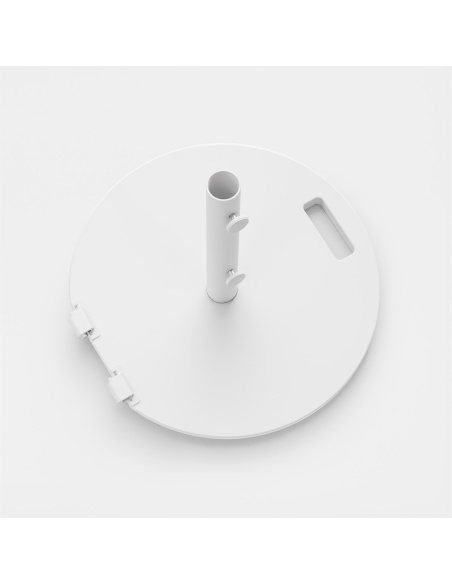 Base ombrellone rotonda acciaio 25 kg - Compatible con Klika y Lybra