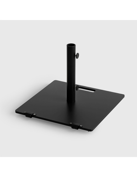 Base de parasol cuadrada acero 25 kg - Compatible con Klika y Lybra