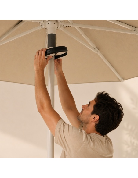 Luz LED con clip para parasol - Compatible con Klika y Lybra