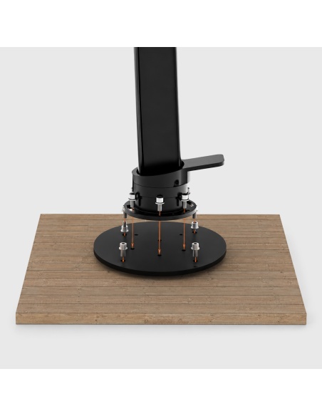 Placa de anclaje para suelo de madera - Compatible con Auriga, familia Cygnus e Hydrus