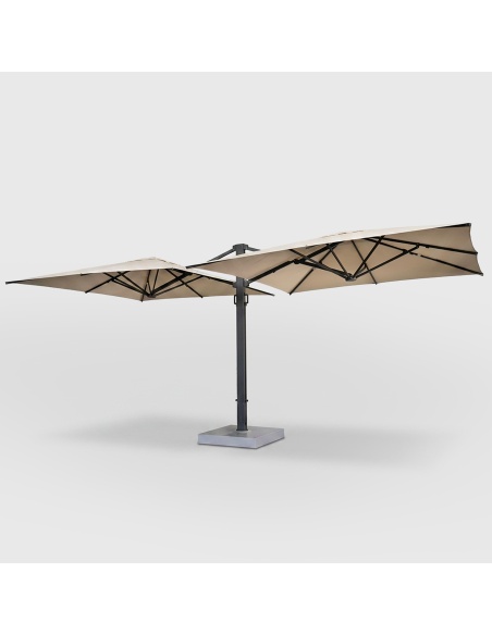 Cygnus Duo: Parasol Doble de Brazo Lateral