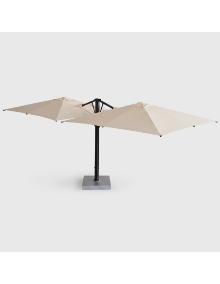 Cygnus Duo: Parasol Doble de Brazo Lateral