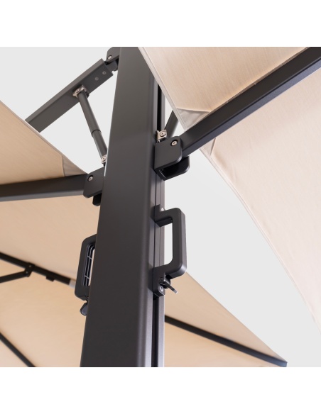 Cygnus Duo: Parasol Doble de Brazo Lateral