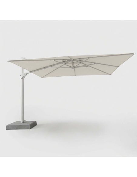 Auriga: Sombrilla Excéntrica Inclinable con LED Solares Integrados