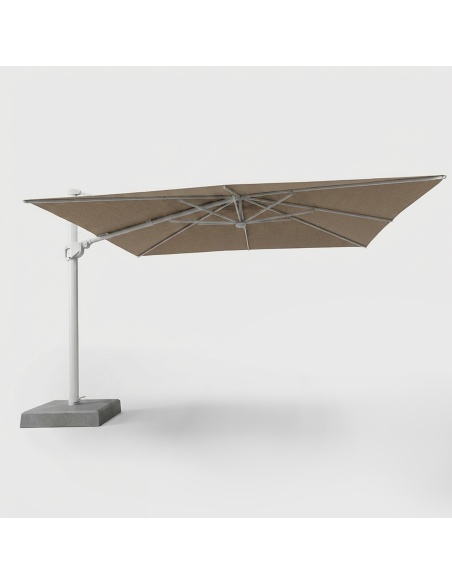Auriga: Sombrilla Excéntrica Inclinable con LED Solares Integrados
