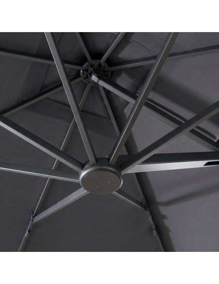 Cygnus: Sombrilla de Brazo Lateral Cantilever Push-Open