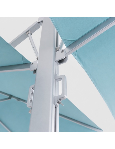 Cygnus Duo: Parasol Doble de Brazo Lateral