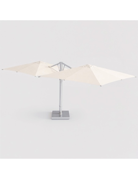 Cygnus Duo: Parasol Doble de Brazo Lateral