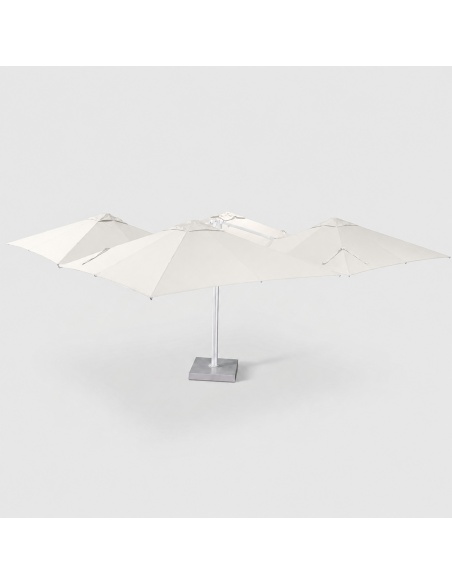 Cygnus Qadro: Parasol Cantilever con Cuatro Telas 6×6 m