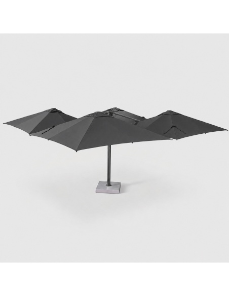 Cygnus Qadro: Parasol Cantilever con Cuatro Telas 6×6 m