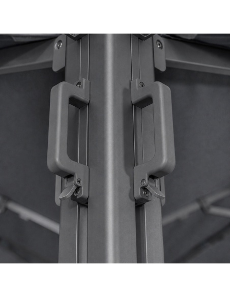 Cygnus Qadro: Parasol Cantilever con Cuatro Telas 6×6 m