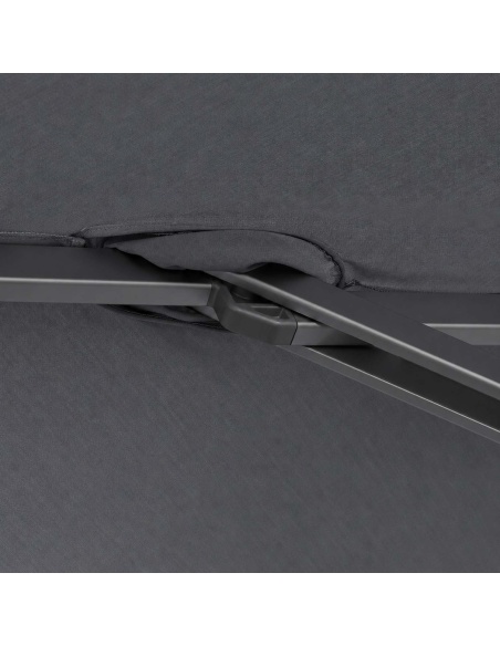 Cygnus Qadro: Parasol Cantilever con Cuatro Telas 6×6 m