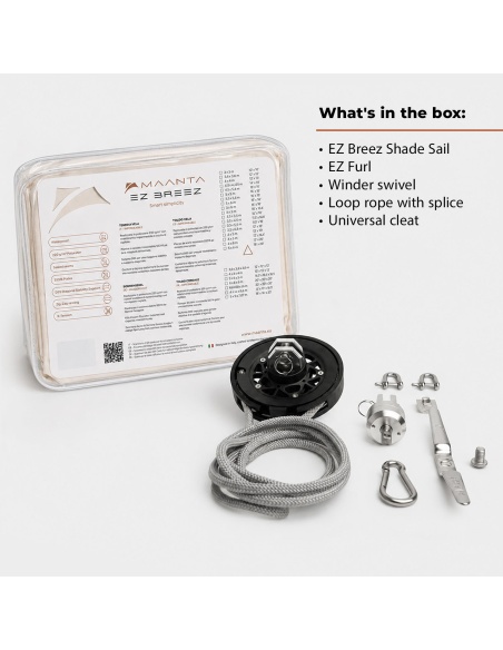 EZ Breez Furl Impermeable: Vela con Enrollador Manual en 90 Segundos