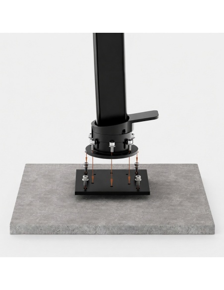 Placa de anclaje para hormigón - Compatible con Auriga, familia Cygnus e Hydrus