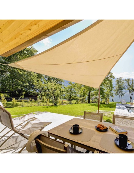 Solaria Impermeable: Nuestro Mejor Toldo Vela con Corte Radial Made in Italy