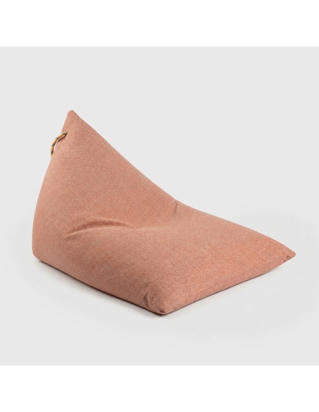 Thera Maxi: puff XL de exterior en bouclé, resistente a lluvia y UV