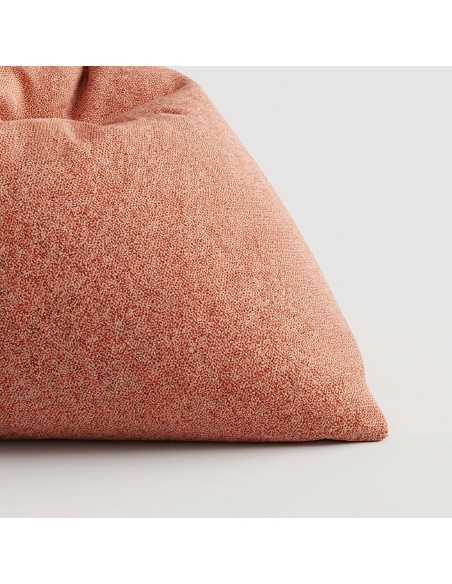Thera Maxi: puff XL de exterior en bouclé, resistente a lluvia y UV