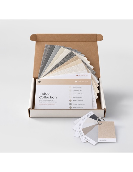 Muestras tejido estores enrollables: Colores y materiales