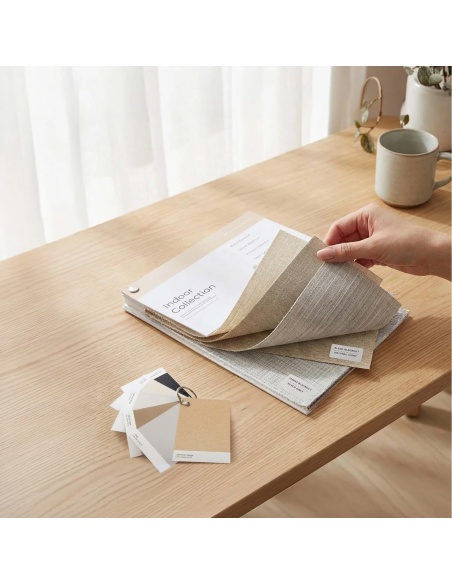 Muestras tejido estores enrollables: Colores y materiales