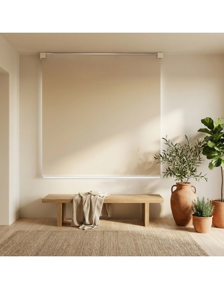 Estor Enrollable Opaco para Interiores, Recta Blend Blackout