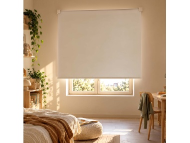 Estor Enrollable Opaco para Interiores, Recta Blend Blackout