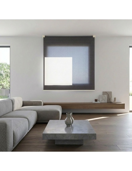 Estor Translúcido con Algodón para Interiores, Recta Earth