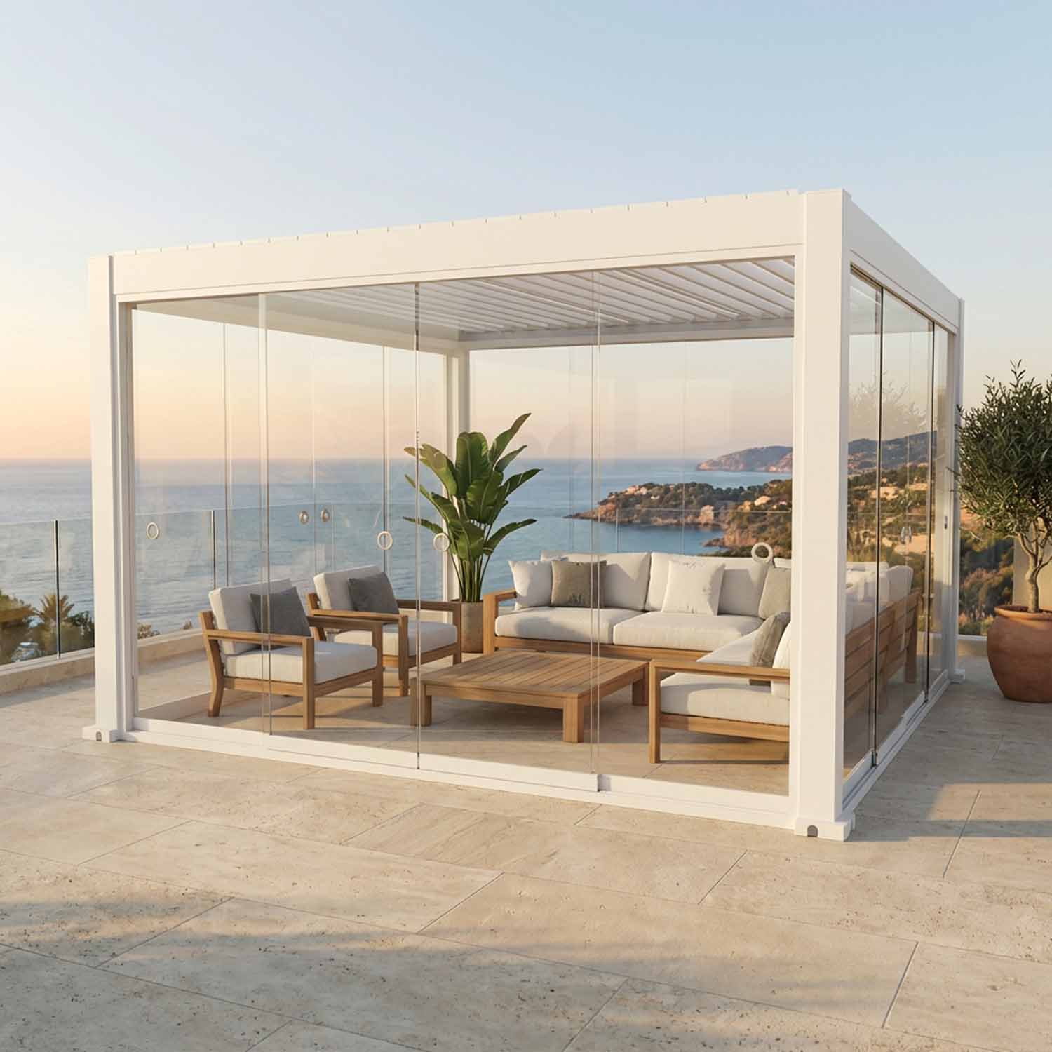 Dos colores aluminio