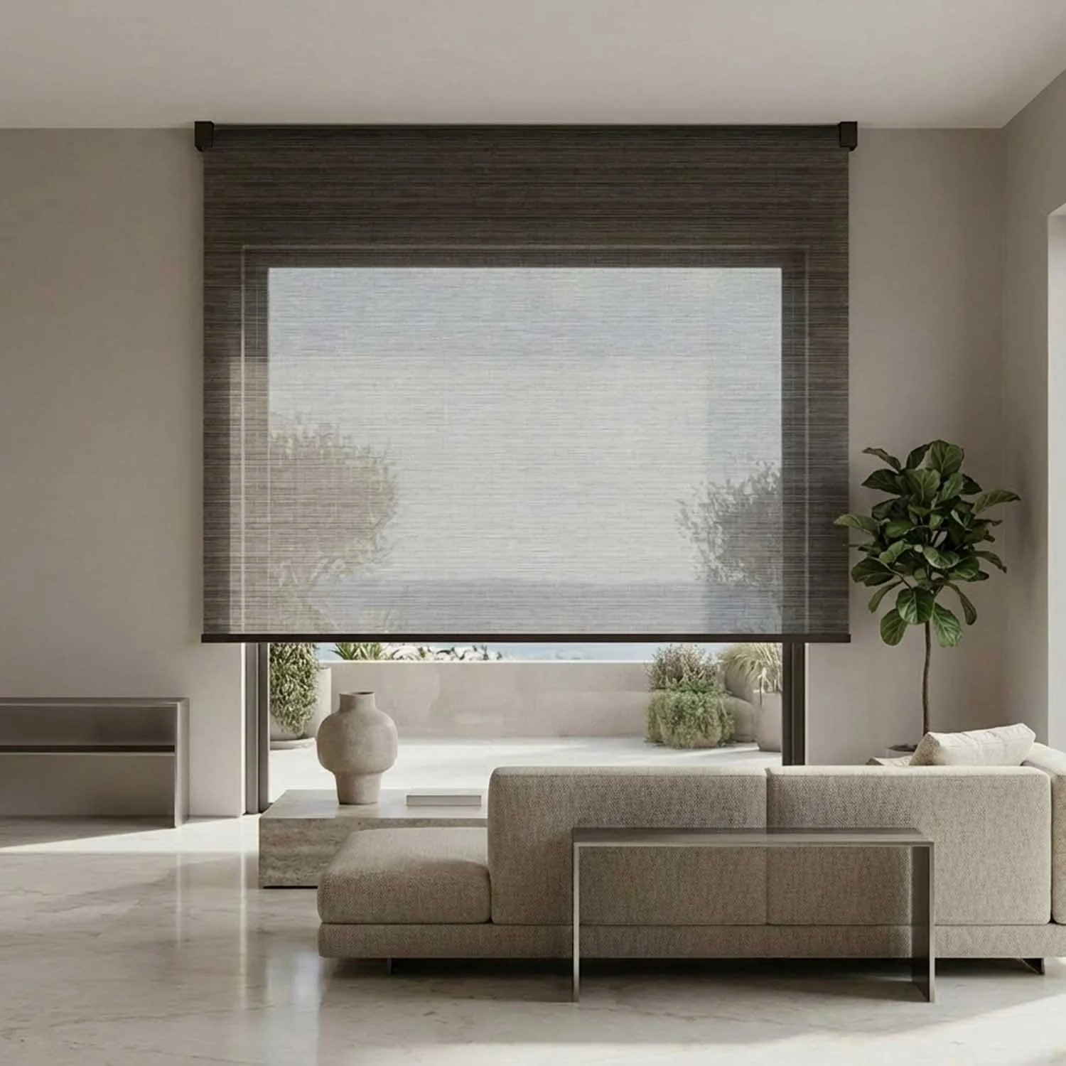 Brush Collection Granite Grey – placa Espresso Brown