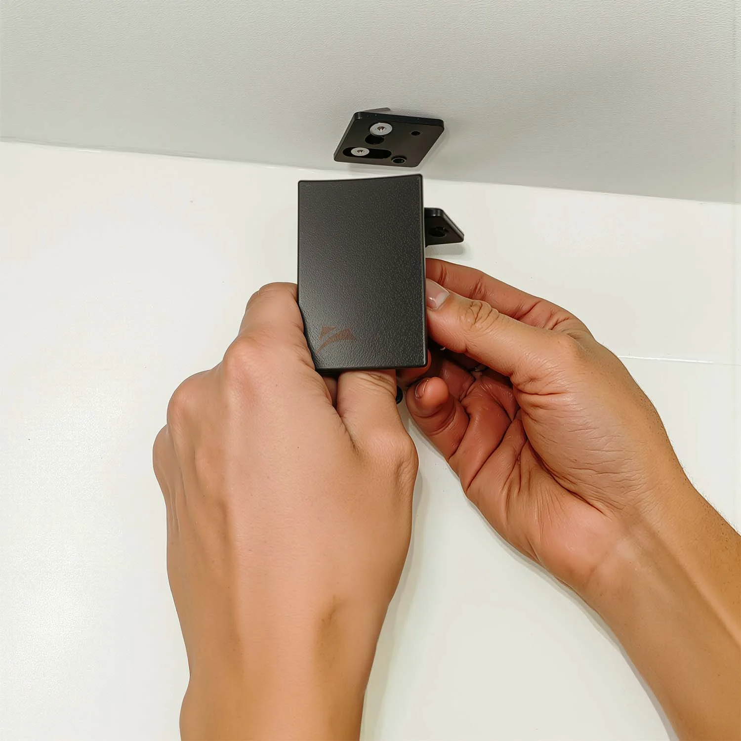 Esquema montaje en techo - vista lateral