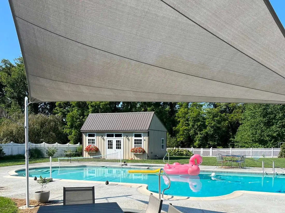 toldo vela piscina
