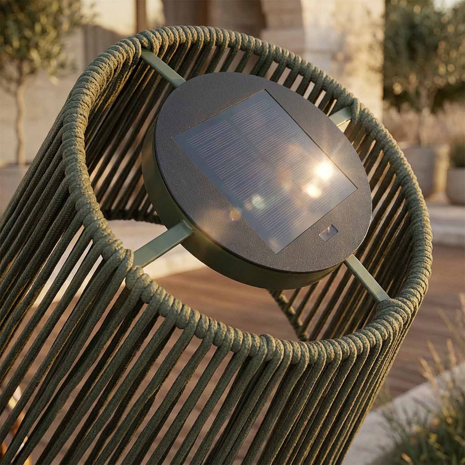 Panel solar integrado