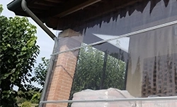 Toldos verticales transparentes