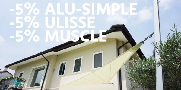 ¡Alu-Simple, Ulisse y Muscle con un 5% de descuento!